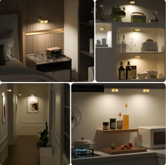 🏆 50% DE DESCONTO – COMPRE 3 E LEVE 2 GRÁTIS 🎉 Lâmina Magnética com 13 Modos de Luz | Iluminação ajustável, ideal para quadros deco & design compacto