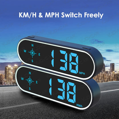 🔥 50% DE DESCONTO – Display Digital Multifuncional de Velocidade e Bússola para Carro | Precisão em tempo real, fácil leitura & design compacto
