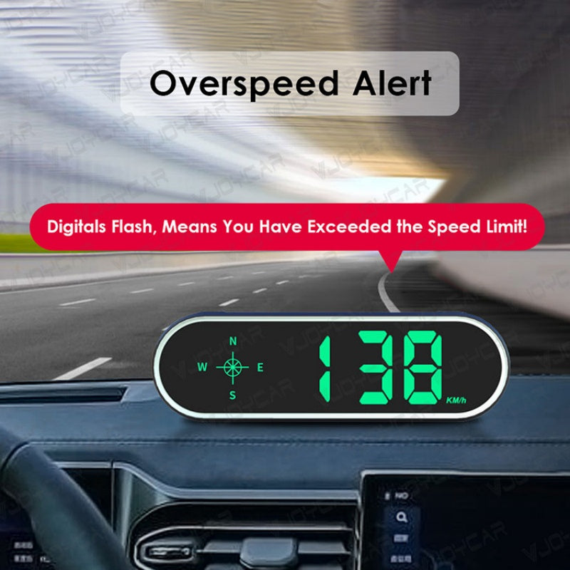 🔥 50% DE DESCONTO – Display Digital Multifuncional de Velocidade e Bússola para Carro | Precisão em tempo real, fácil leitura & design compacto