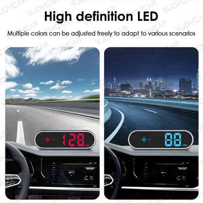 🔥 50% DE DESCONTO – Display Digital Multifuncional de Velocidade e Bússola para Carro | Precisão em tempo real, fácil leitura & design compacto