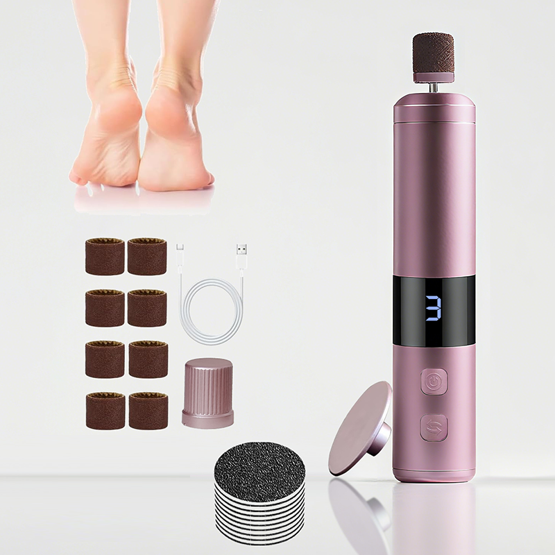 🔥 50% DE DESCONTO – Lixa Elétrica para Pedicure com Visor Digital | Removedor de calos de forma suave, rotação ajustável & fácil de usar