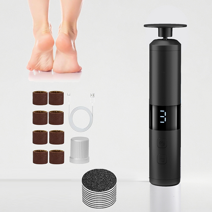 🔥 50% DE DESCONTO – Lixa Elétrica para Pedicure com Visor Digital | Removedor de calos de forma suave, rotação ajustável & fácil de usar