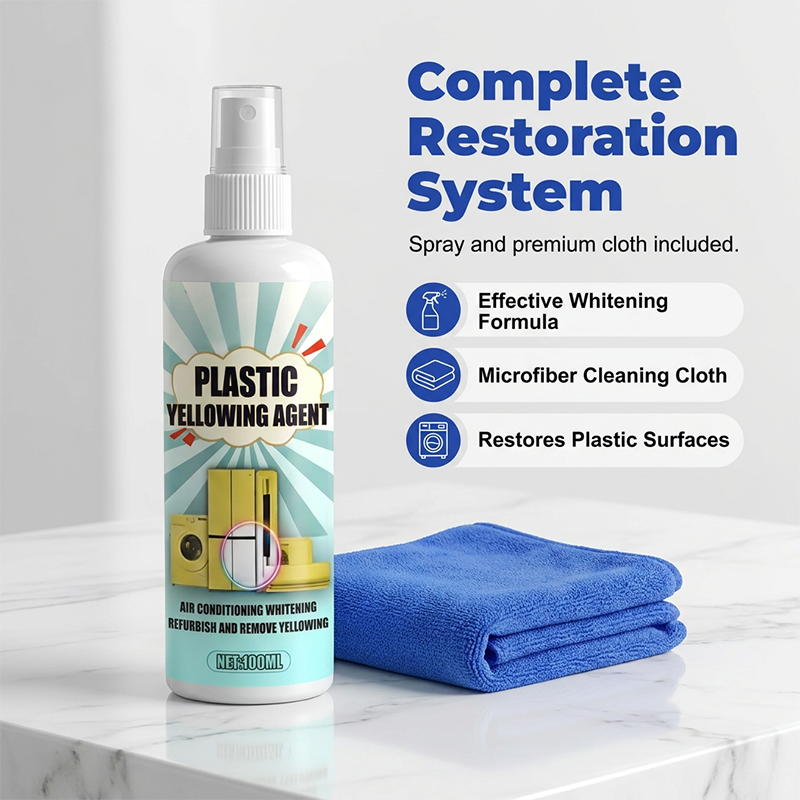 🔥 50% DE DESCONTO – Kit Restaurador de Plástico Amarelado | Remove amarelado, recupera a cor original & fácil de aplicar – Oferta por tempo limitado 🎁⏰