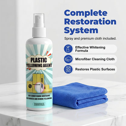 🔥 50% DE DESCONTO – Kit Restaurador de Plástico Amarelado | Remove amarelado, recupera a cor original & fácil de aplicar – Oferta por tempo limitado 🎁⏰