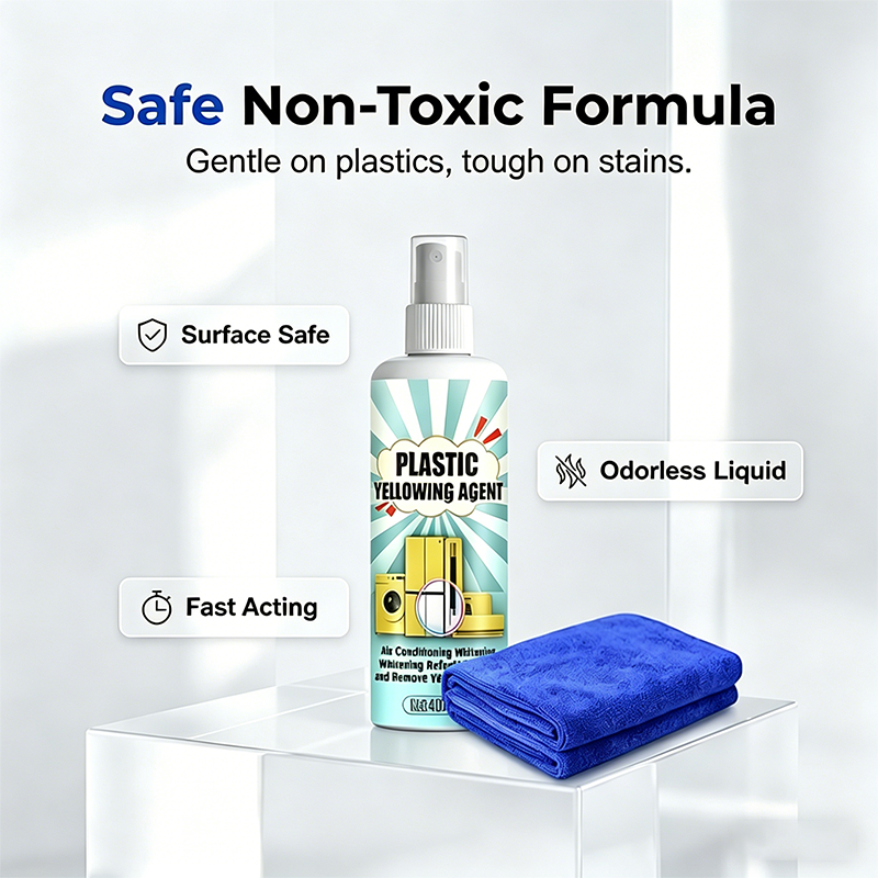 🔥 50% DE DESCONTO – Kit Restaurador de Plástico Amarelado | Remove amarelado, recupera a cor original & fácil de aplicar – Oferta por tempo limitado 🎁⏰
