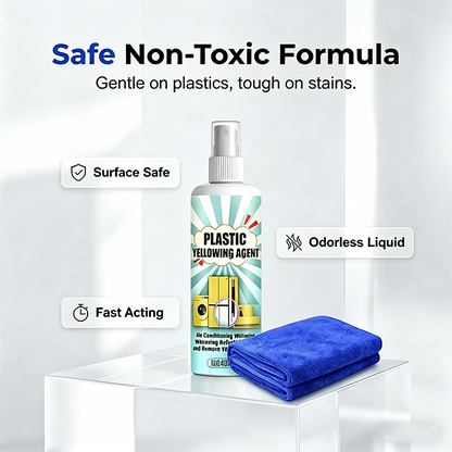 🔥 50% DE DESCONTO – Kit Restaurador de Plástico Amarelado | Remove amarelado, recupera a cor original & fácil de aplicar – Oferta por tempo limitado 🎁⏰