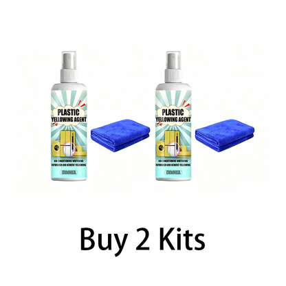 🔥 50% DE DESCONTO – Kit Restaurador de Plástico Amarelado | Remove amarelado, recupera a cor original & fácil de aplicar – Oferta por tempo limitado 🎁⏰