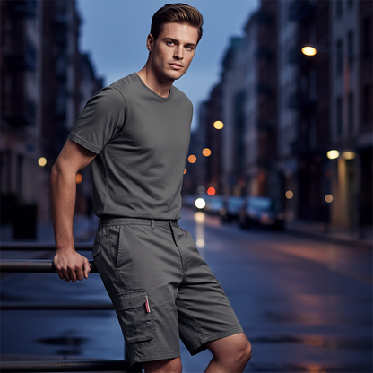 🌿🩳50 % de réduction 🔥Short cargo décontracté pour homme à taille élastiquée