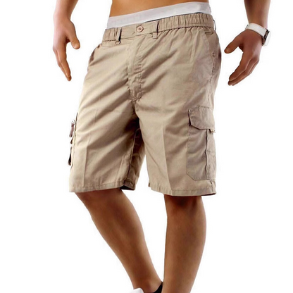 🌿🩳50 % de réduction 🔥Short cargo décontracté pour homme à taille élastiquée