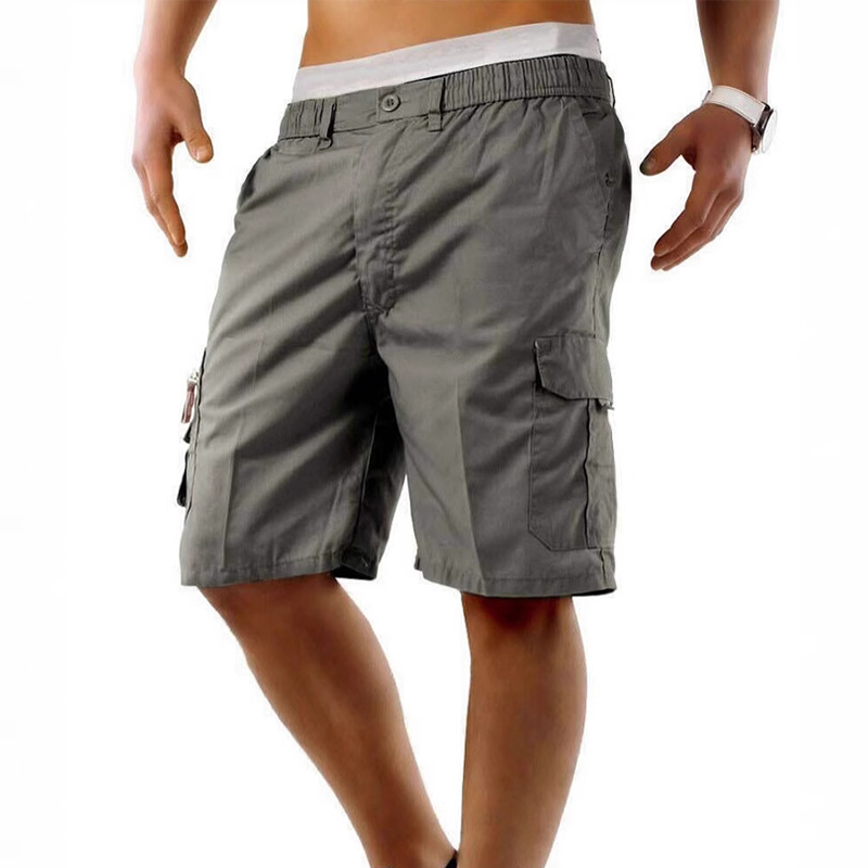 🌿🩳50 % de réduction 🔥Short cargo décontracté pour homme à taille élastiquée