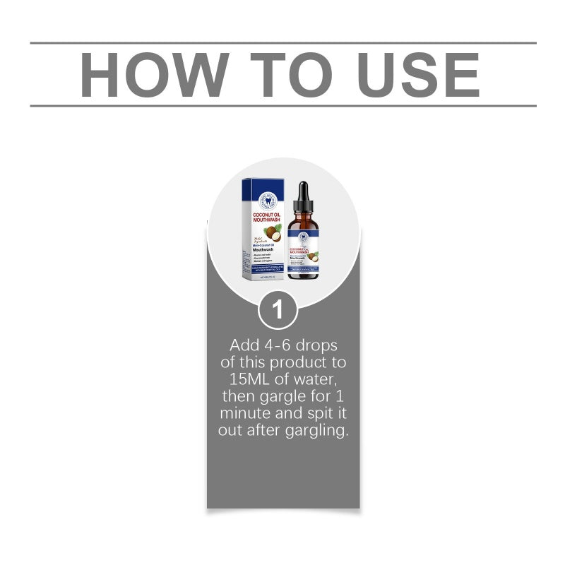 🔥COMPRE 2 E GANHE 1 GRÁTIS🦷👍PROMOÇÃO EM DESTAQUE - Enxaguante bucal concentrado natural com óleo de coco e menta