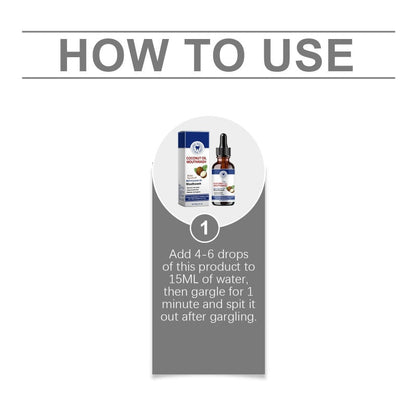 🔥COMPRE 2 E GANHE 1 GRÁTIS🦷👍PROMOÇÃO EM DESTAQUE - Enxaguante bucal concentrado natural com óleo de coco e menta
