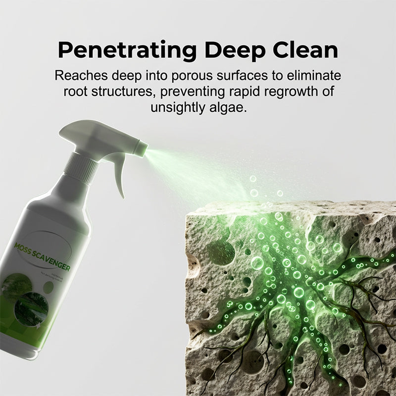 🌿 50% DE DESCONTO – Spray Anti-Musgo para Exteriores | Limpeza fácil & ação rápida