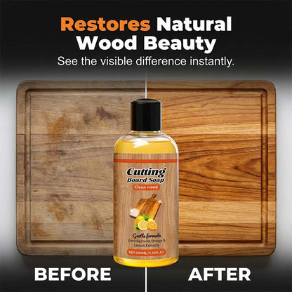 🧼 50% DE DESCONTO – Sabonete para Tábua de Corte | Remove odores e manchas com extratos naturais de limão e laranja. Prático e durável.