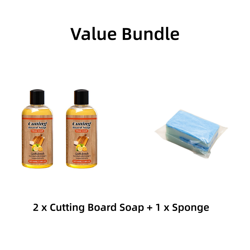 🧼 50% DE DESCONTO – Sabonete para Tábua de Corte | Remove odores e manchas com extratos naturais de limão e laranja. Prático e durável.