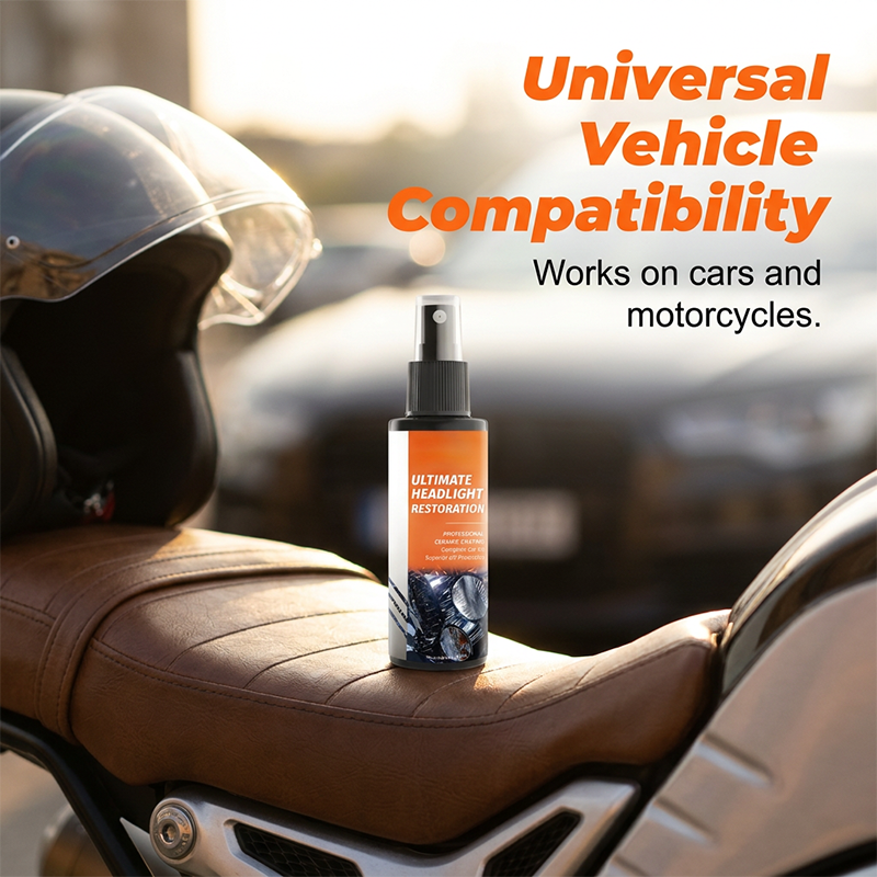 🚗 50% DE DESCONTO – Kit Spray para Restauração de Faróis | Remove opacidade & protege contra UV