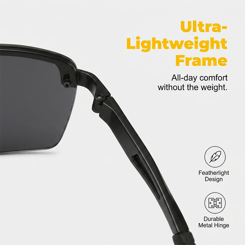 🕶️ 50% DE DESCONTO – Óculos Escuros Fotocromáticos Polarizados | Ajustam à luz, proteção UV & ideais para condução