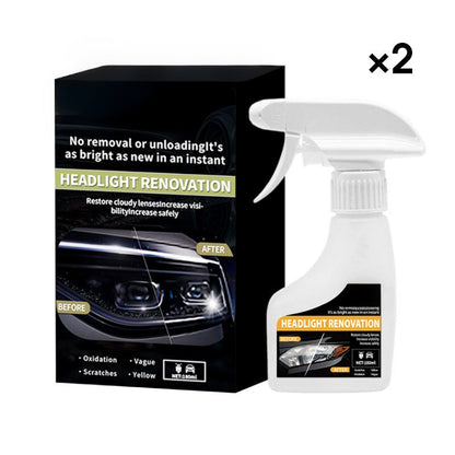 🚗 50% DE DESCONTO – Spray de Restauração de Faróis | Remove opacidade, recupera o brilho & fácil aplicação