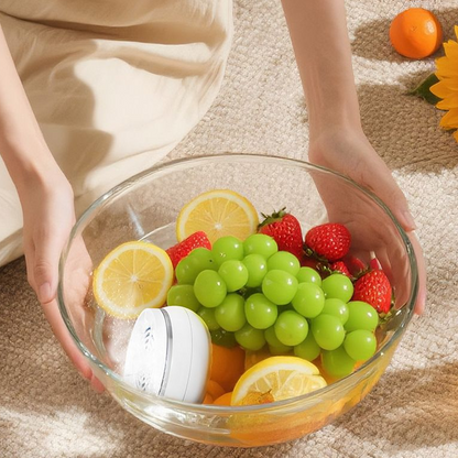 🍎 50% DE DESCONTO – Máquina Portátil para Lavar Frutas e Legumes | Remove resíduos, eficiente & prática