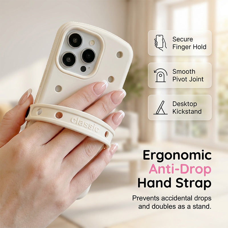 Clog-Inspired Phone Case with Strap