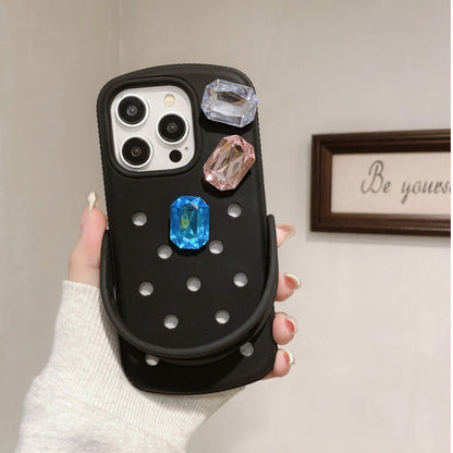 Clog-Inspired Phone Case with Strap