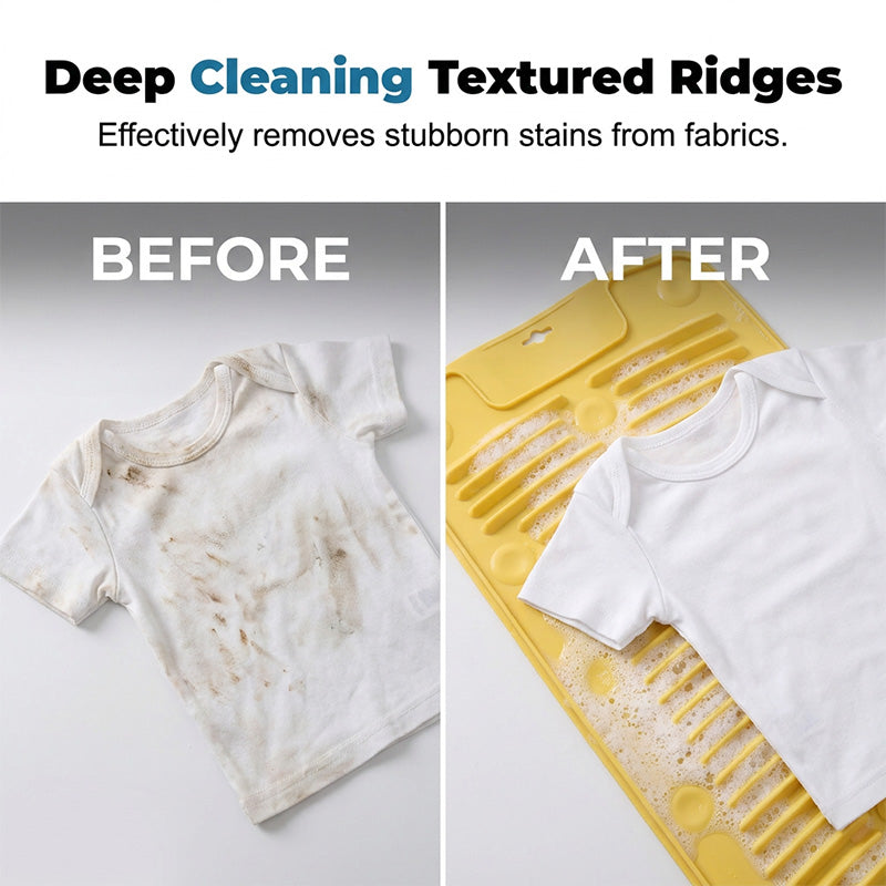🧺 50% DE DESCONTO – Tábua de Lavar de Silicone Dobrável com Ventosas | Compacta, antiderrapante & fácil de guardar
