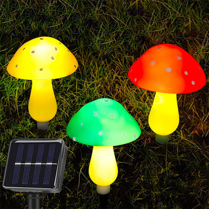 🍄 50% DE DESCONTO – Luz Solar Cogumelo à Prova d'Água | Decoração automática & econômica