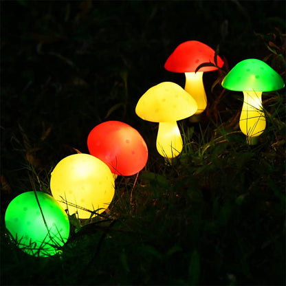 🍄 50% DE DESCONTO – Luz Solar Cogumelo à Prova d'Água | Decoração automática & econômica