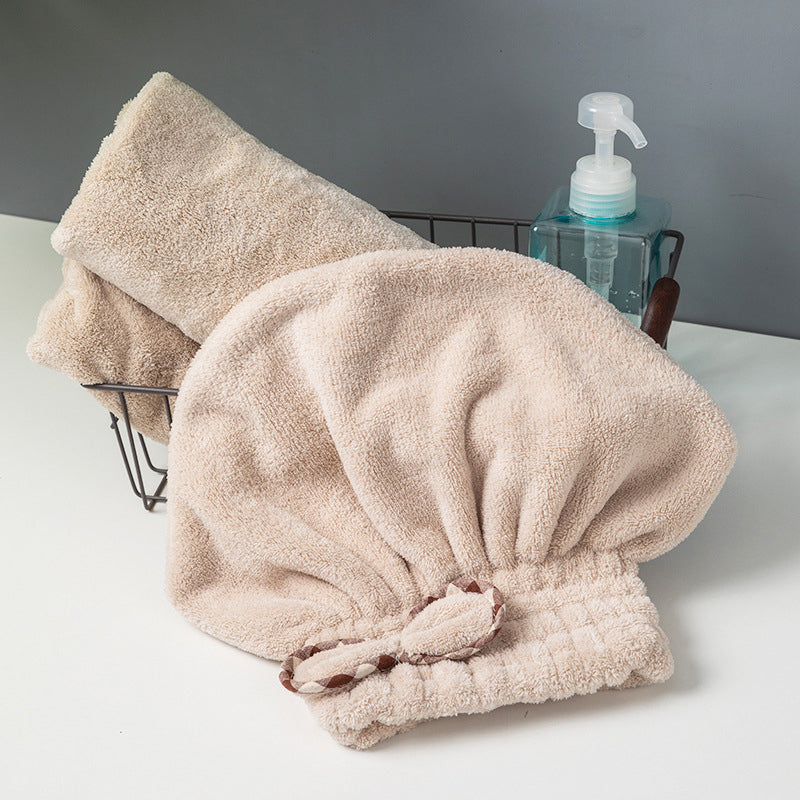 🧖‍♀️ 50% DE DESCONTO – Turbante de Cabelo em Tecido Felpudo | Secagem suave, confortável & prático