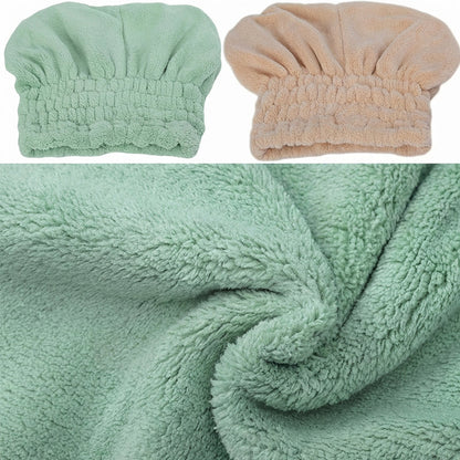 🧖‍♀️ 50% DE DESCONTO – Turbante de Cabelo em Tecido Felpudo | Secagem suave, confortável & prático