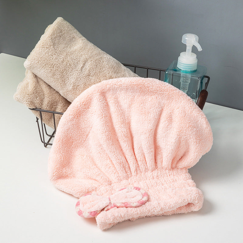 🧖‍♀️ 50% DE DESCONTO – Turbante de Cabelo em Tecido Felpudo | Secagem suave, confortável & prático
