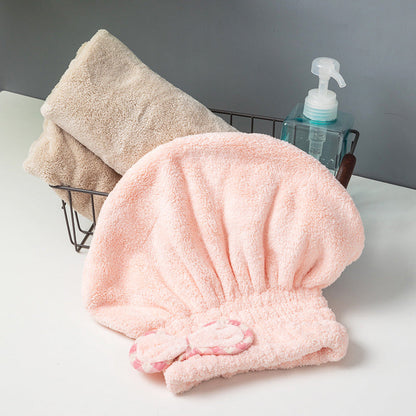 🧖‍♀️ 50% DE DESCONTO – Turbante de Cabelo em Tecido Felpudo | Secagem suave, confortável & prático