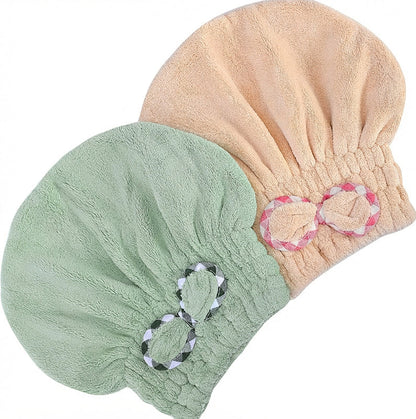 🧖‍♀️ 50% DE DESCONTO – Turbante de Cabelo em Tecido Felpudo | Secagem suave, confortável & prático