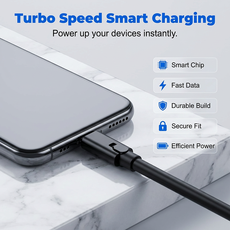 🔌 50% DE DESCONTO – Cabo USB-C de Corte e Reparo | Carregamento rápido, ajustável & durável