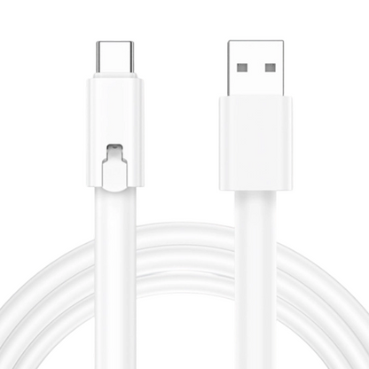 🔌 50% DE DESCONTO – Cabo USB-C de Corte e Reparo | Carregamento rápido, ajustável & durável