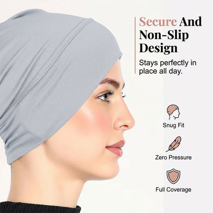 🧕 50% DE DESCONTO – Turbante Feminino | Macio, elástico & confortável