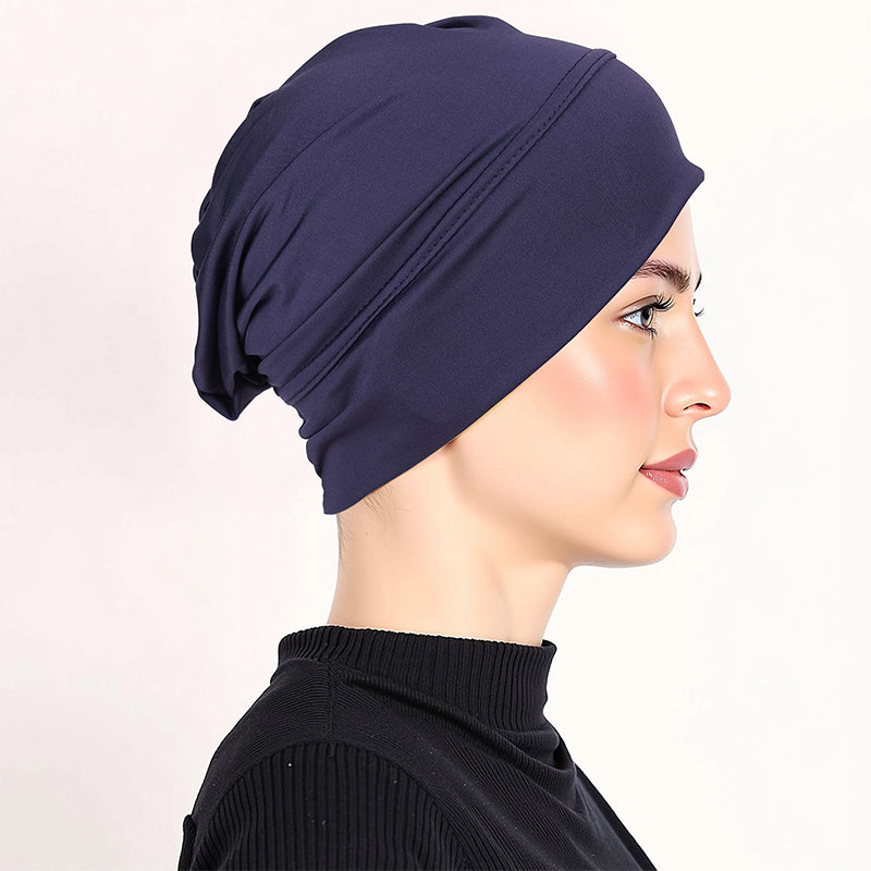 🧕 50% DE DESCONTO – Turbante Feminino | Macio, elástico & confortável