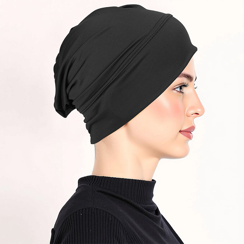 🧕 50% DE DESCONTO – Turbante Feminino | Macio, elástico & confortável