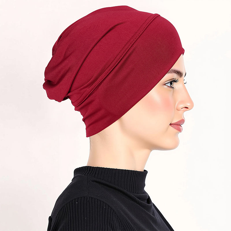 🧕 50% DE DESCONTO – Turbante Feminino | Macio, elástico & confortável