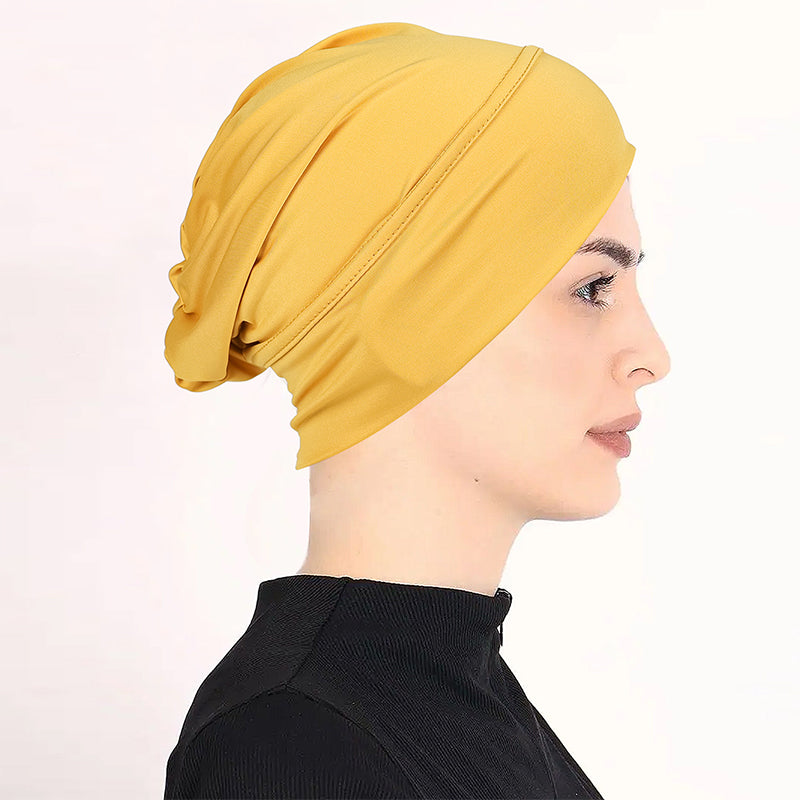 🧕 50% DE DESCONTO – Turbante Feminino | Macio, elástico & confortável