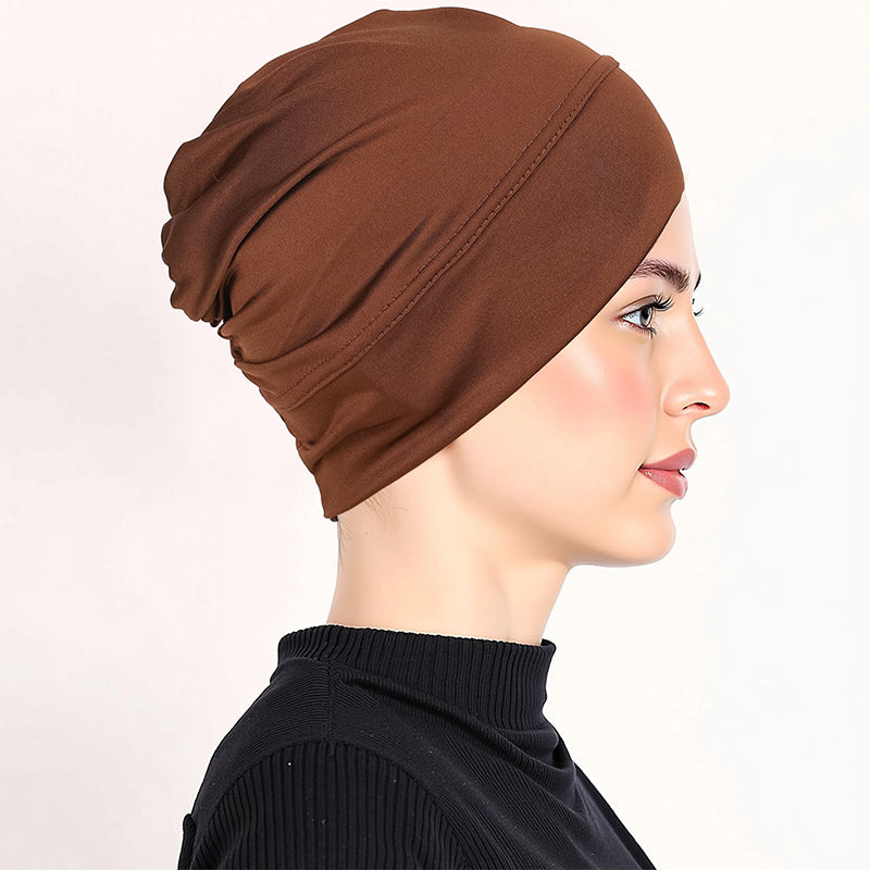 🧕 50% DE DESCONTO – Turbante Feminino | Macio, elástico & confortável