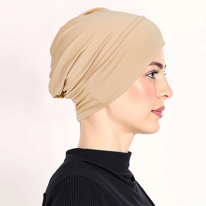 🧕 50% DE DESCONTO – Turbante Feminino | Macio, elástico & confortável