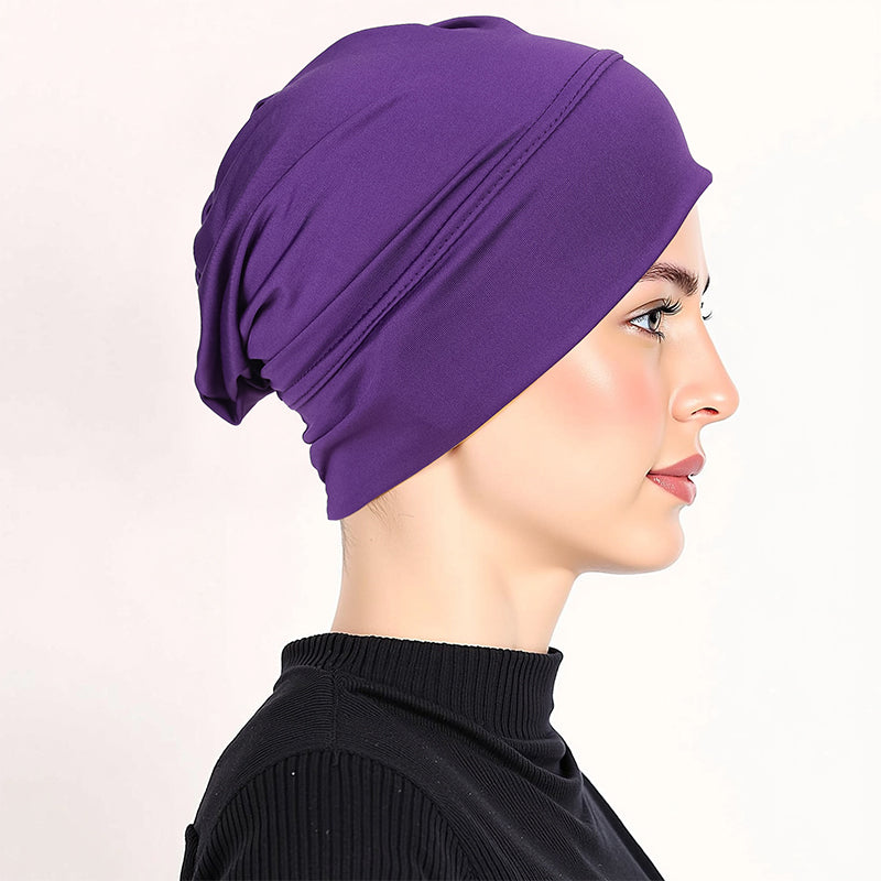 🧕 50% DE DESCONTO – Turbante Feminino | Macio, elástico & confortável