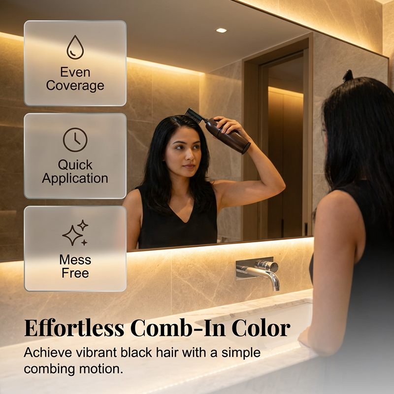 🌿🪮 Plant-Based Hair Dye – Full Gray Coverage, Vibrant & Gentle⏰🚀40% OFF LIMITED OFFER⚡🔥