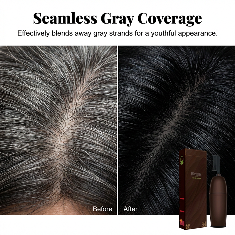 🌿🪮 Plant-Based Hair Dye – Full Gray Coverage, Vibrant & Gentle⏰🚀40% OFF LIMITED OFFER⚡🔥