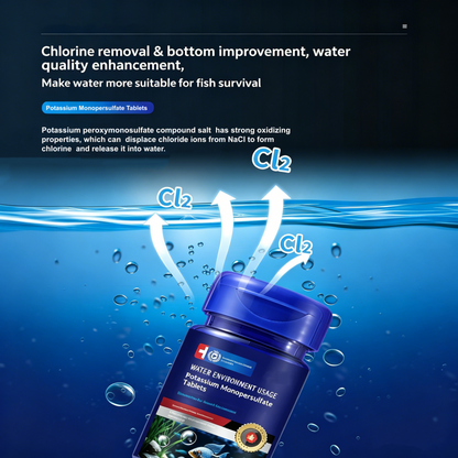 🐠 50% DE DESCONTO – Pastilhas Purificadoras de Água para Aquário | Água cristalina, elimina impurezas & seguras para peixe