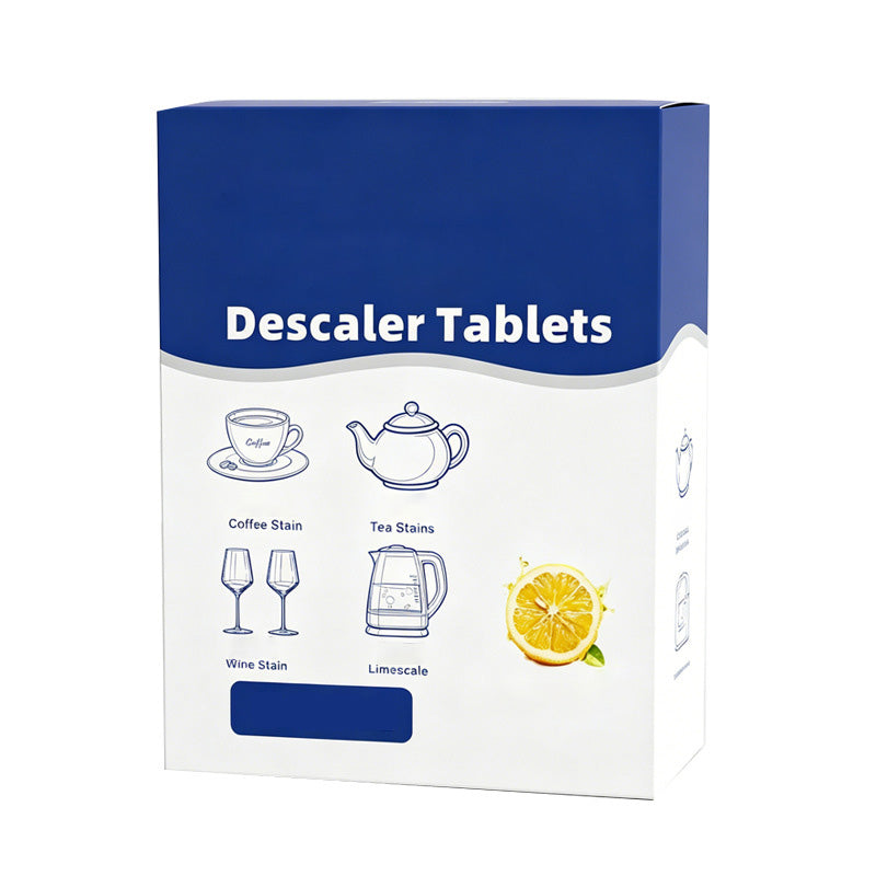 🧼 50% DE DESCONTO – Pastilhas Efervescentes Anti-Calcário | Remove resíduos, ação profunda & multiuso