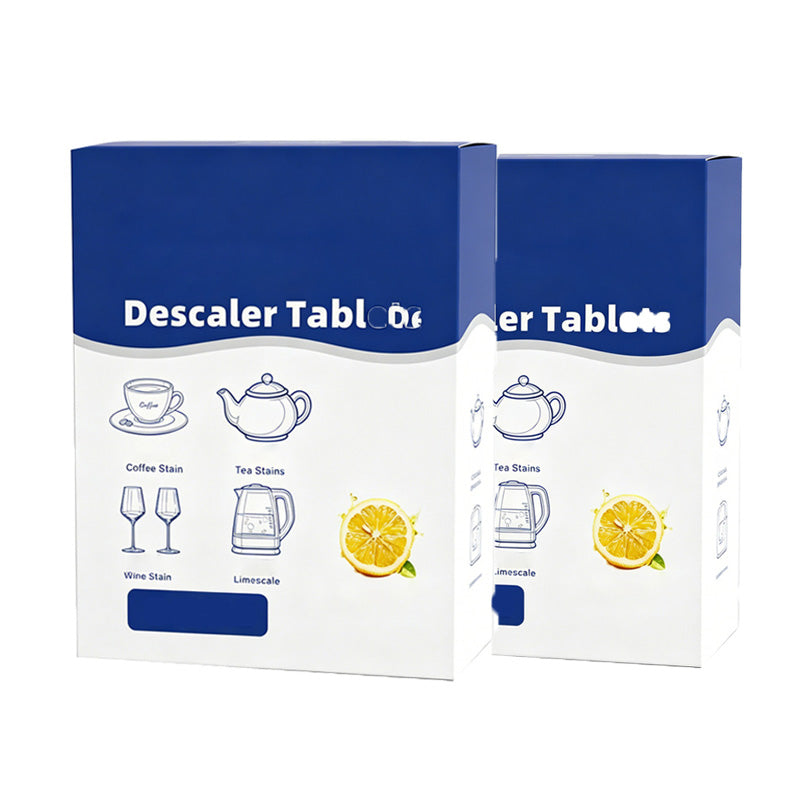 🧼 50% DE DESCONTO – Pastilhas Efervescentes Anti-Calcário | Remove resíduos, ação profunda & multiuso