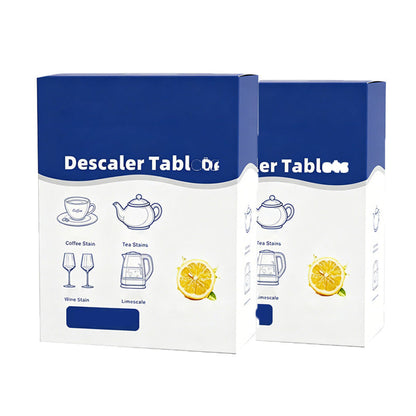 🧼 50% DE DESCONTO – Pastilhas Efervescentes Anti-Calcário | Remove resíduos, ação profunda & multiuso