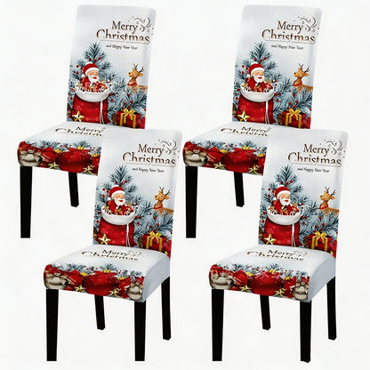 Printed Stretch Dining Chair Cover